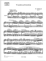 Variations Op. 42 - Friedrich Kuhlau - Partition - Piano